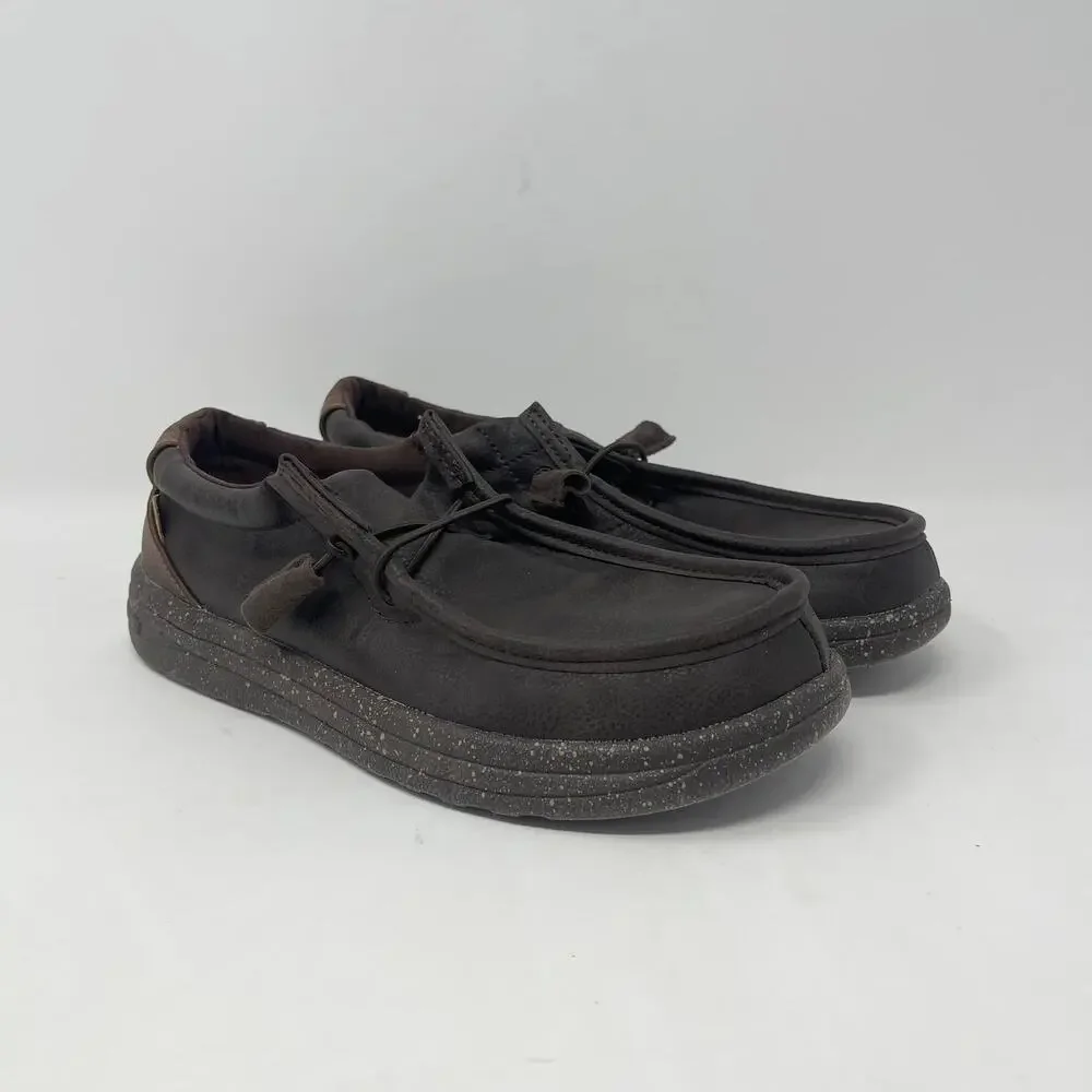 Lamo Paul‎ Slip On Shoes Waxed Chocolate Mens 7 Lightweight Casual Loafers